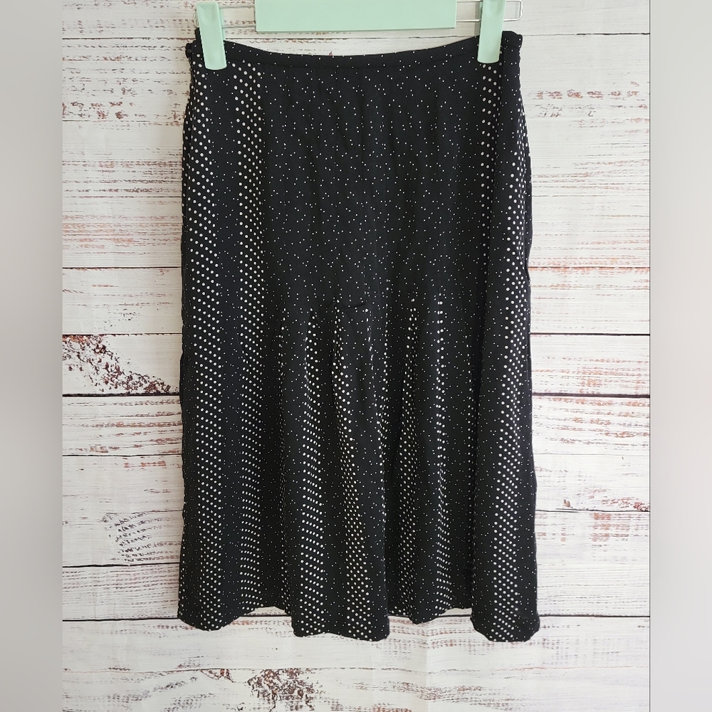 Talbots 2P Silk Midi Skirt
